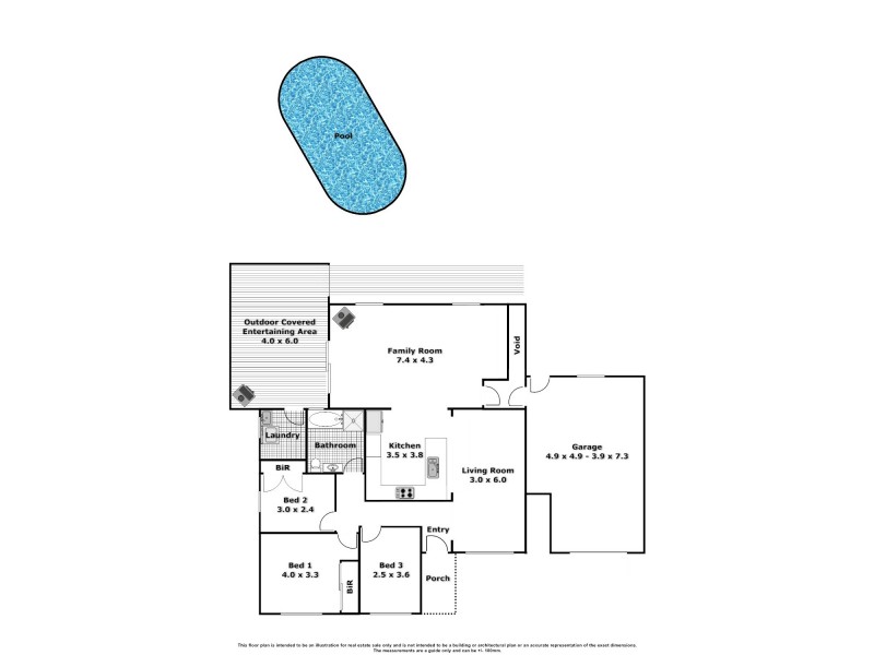 1 Garrett Place, Shalvey NSW 2770 Floorplan