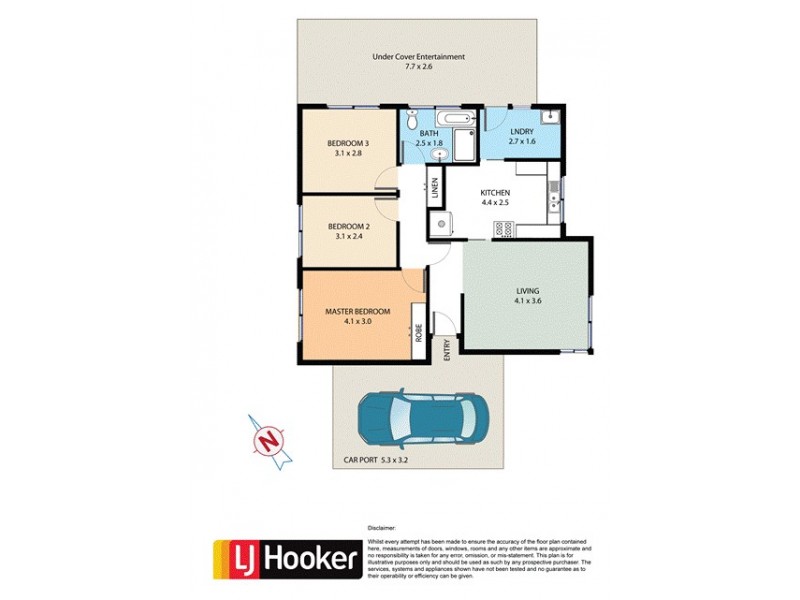 5 Mellor Place, Hebersham NSW 2770 Floorplan
