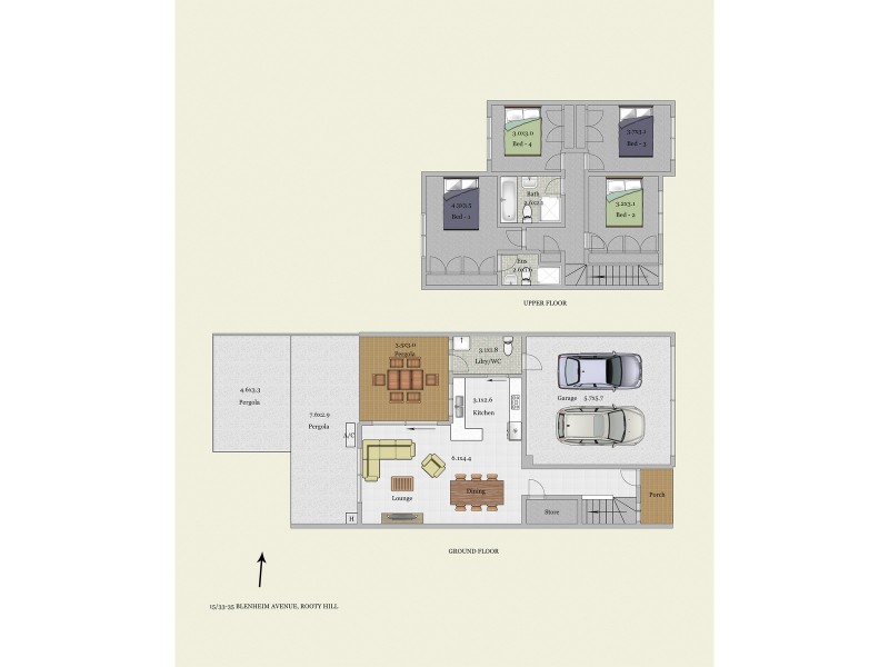15/33-35 Blenheim Avenue, Rooty Hill NSW 2766 Floorplan