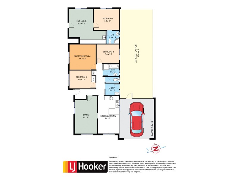 54 Jindalla Crescent, Hebersham NSW 2770 Floorplan