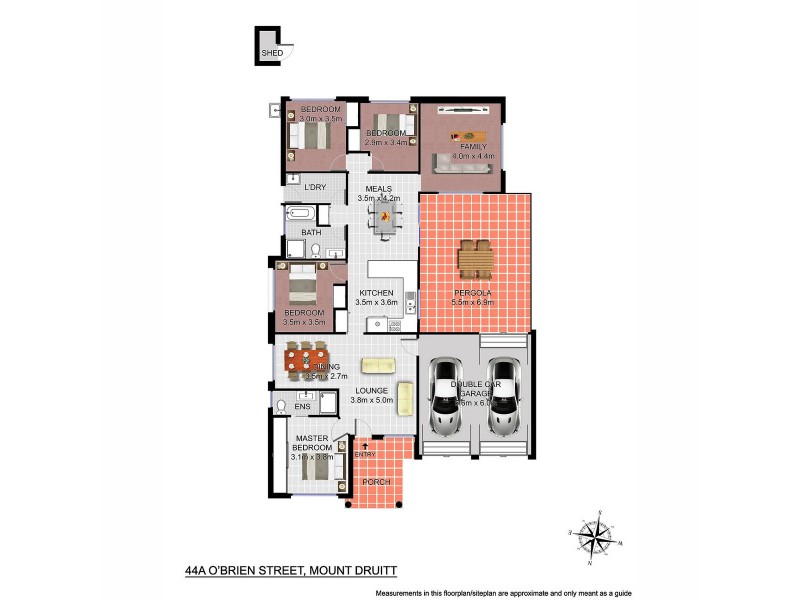 44A O’Brien Street, Mount Druitt NSW 2770 Floorplan
