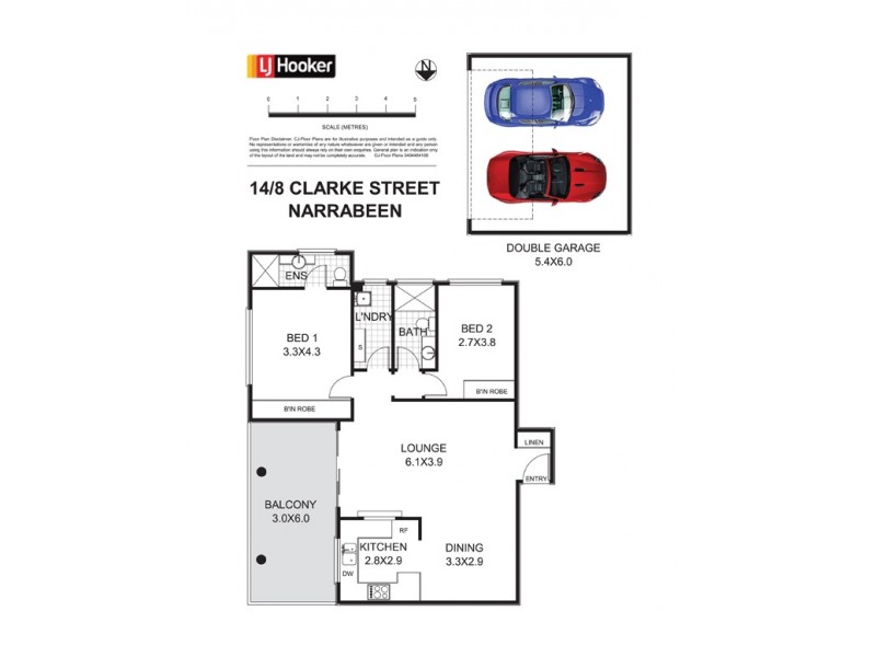 14/8-10 Clarke Street, Narrabeen NSW 2101 Floorplan