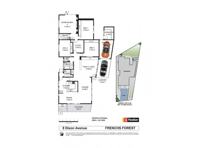 8 Dixon Avenue, Frenchs Forest NSW 2086 Floorplan