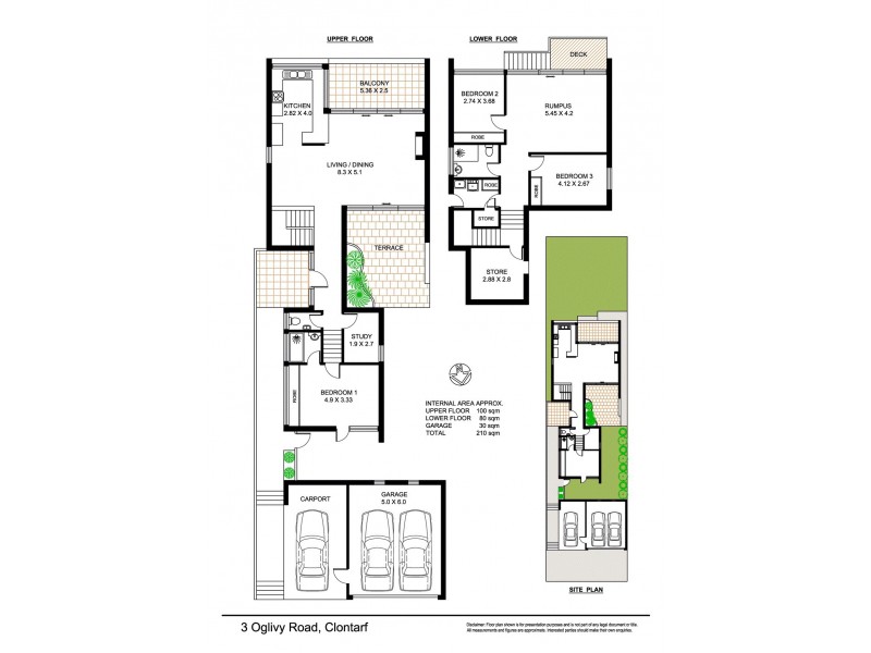 3 Ogilvy Road, Clontarf NSW 2093 Floorplan