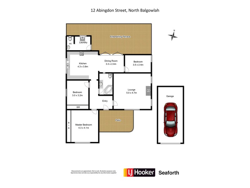 12 Abingdon Street, North Balgowlah NSW 2093 Floorplan