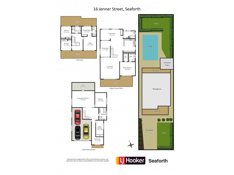 16 Jenner Street, Seaforth NSW 2092 Floorplan