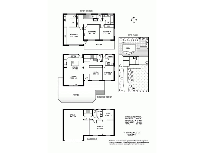 8 Barrabooka Street, Clontarf NSW 2093 Floorplan