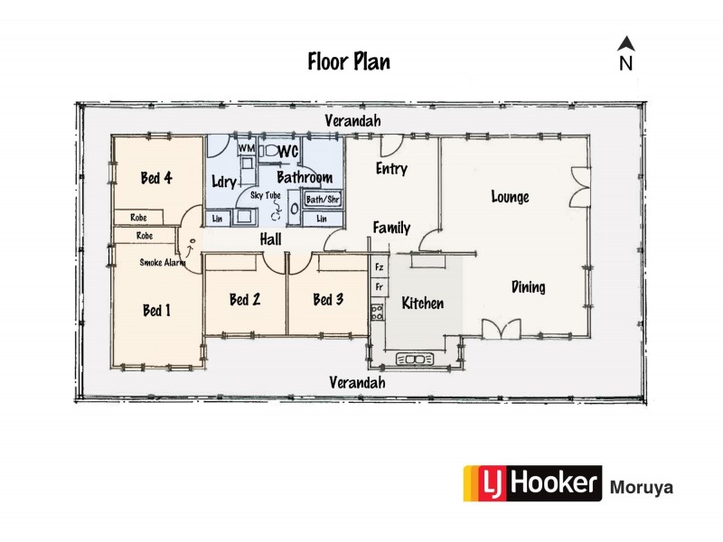229 Wamban Road, Moruya NSW 2537 Floorplan