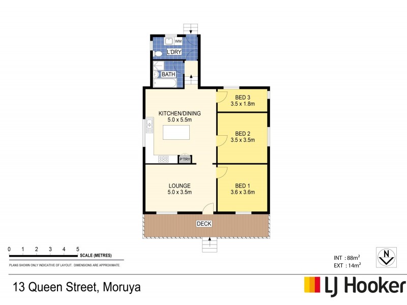 13 Queen Street, Moruya NSW 2537 Floorplan