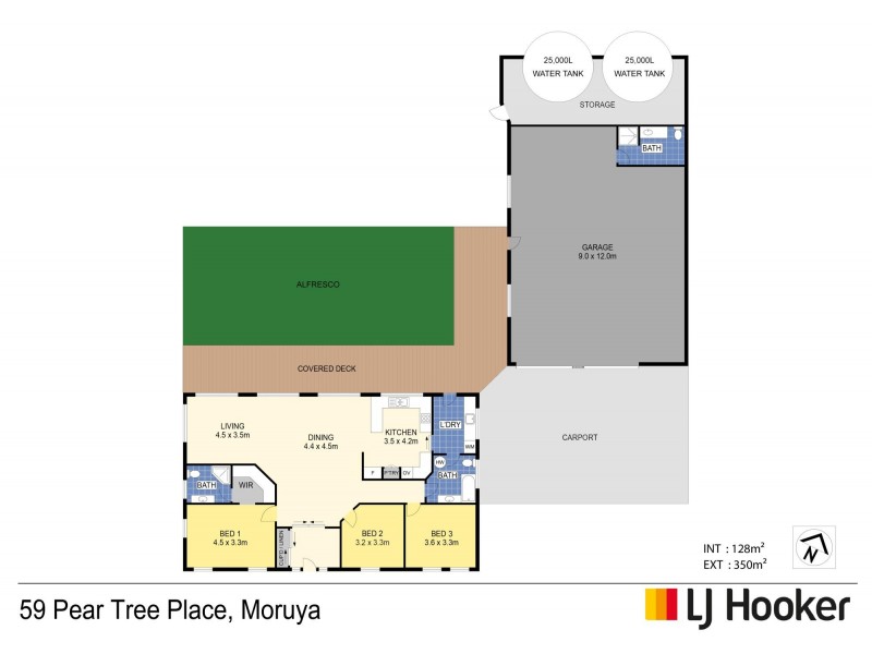 59 Pear Tree Place, Moruya NSW 2537 Floorplan