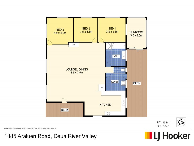 1885 Araluen Road, Deua River Valley NSW 2537 Floorplan
