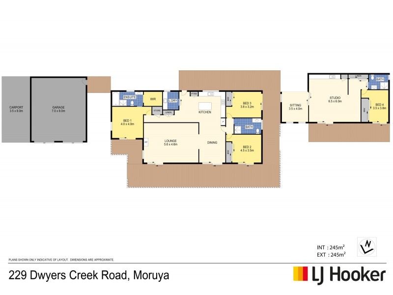 229 Dwyers Creek Road, Moruya NSW 2537 Floorplan