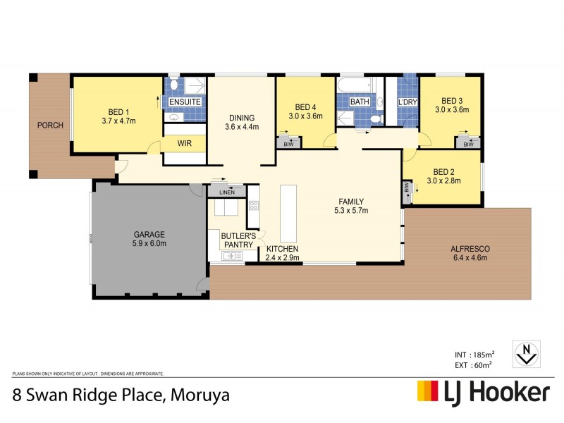 8 Swan Ridge Place, Moruya NSW 2537 Floorplan