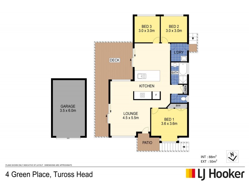 4 Green Place, Tuross Head NSW 2537 Floorplan