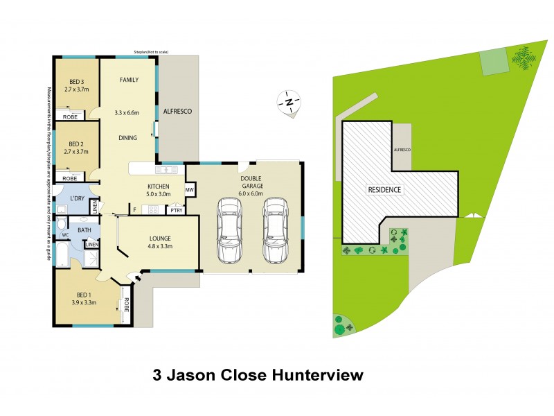 3 Jason Close, Hunterview NSW 2330 Floorplan