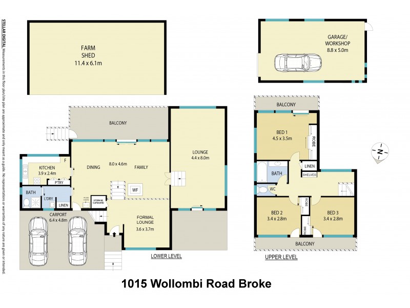 1015 Wollombi Road, Broke NSW 2330 Floorplan