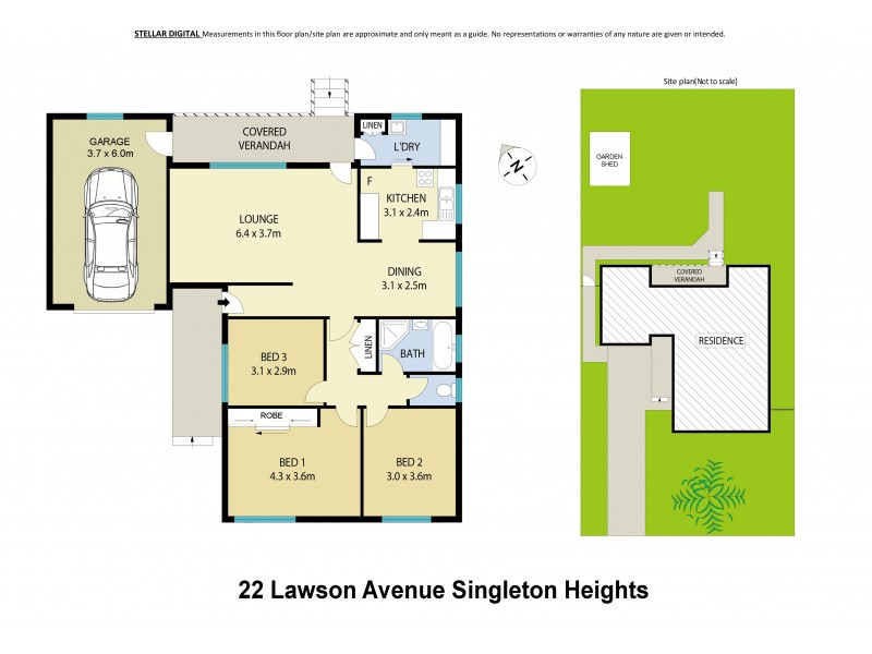 22 Lawson Avenue, Singleton NSW 2330 Floorplan
