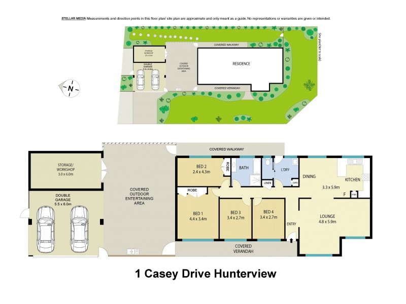 1 Casey Drive, Singleton NSW 2330 Floorplan