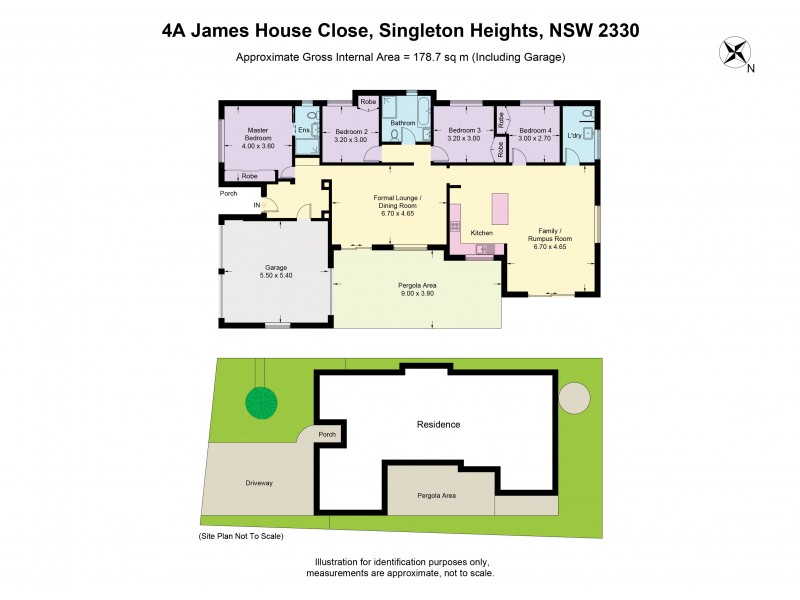 4 A James House Close, Singleton NSW 2330 Floorplan