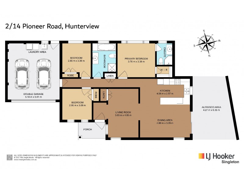 2/14 Pioneer Road, Singleton NSW 2330 Floorplan
