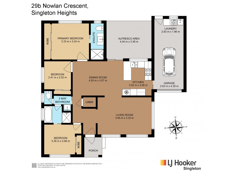 29 B Nowlan Crescent, Singleton NSW 2330 Floorplan