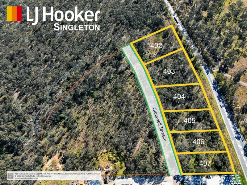 Lots 402 – Casswell Terrace, Singleton NSW 2330