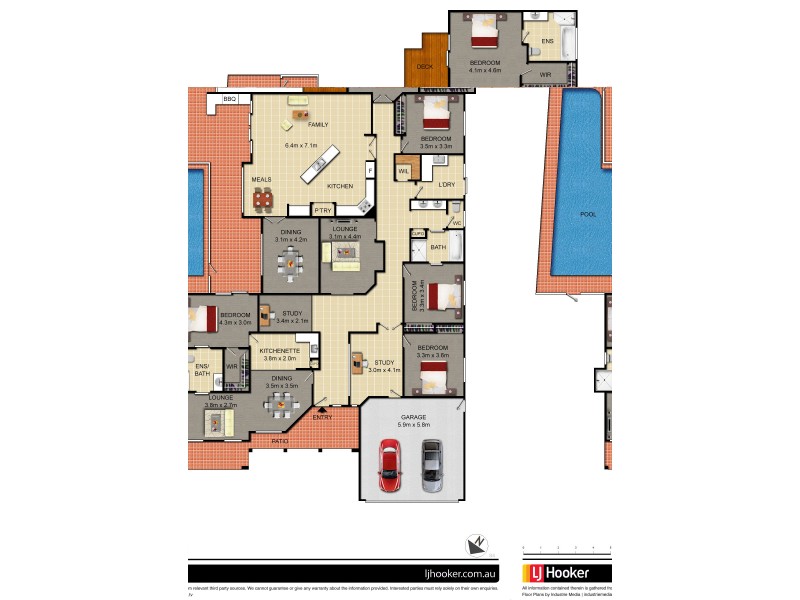 9 Ballyhoo Lane, Coomera Waters QLD 4209 Floorplan