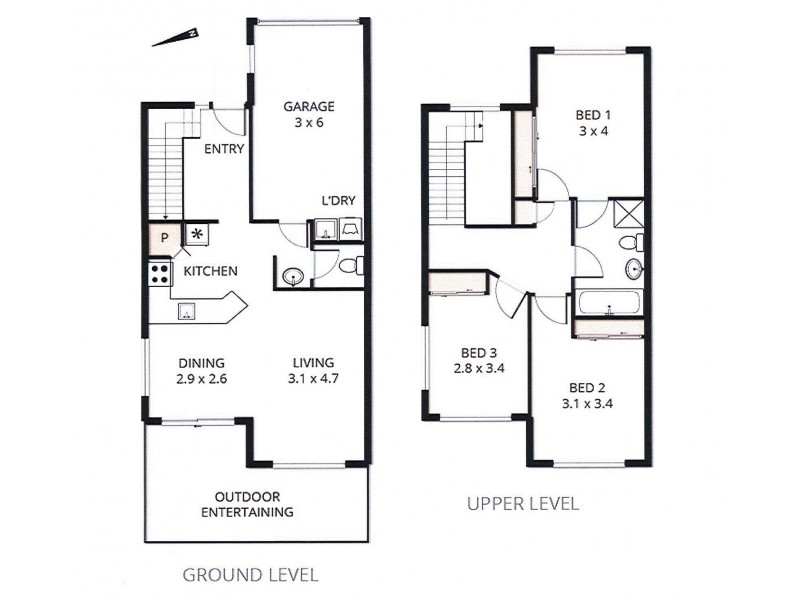 16/44 Esplanade, Coomera QLD 4209 Floorplan