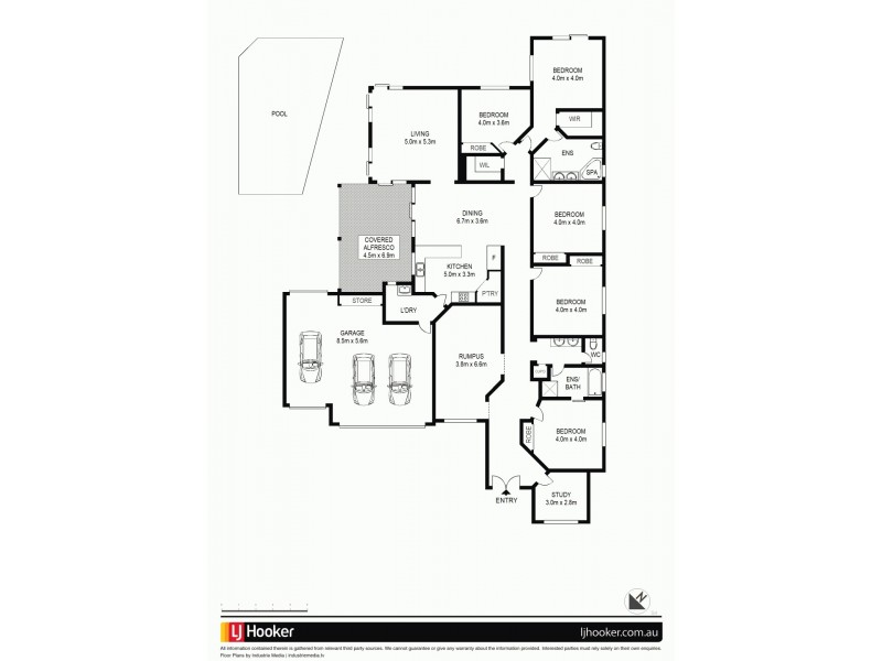 13 Rainbow Circuit, Coomera Waters QLD 4209 Floorplan
