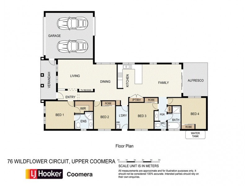 76 Wildflower Circuit, Upper Coomera QLD 4209 Floorplan