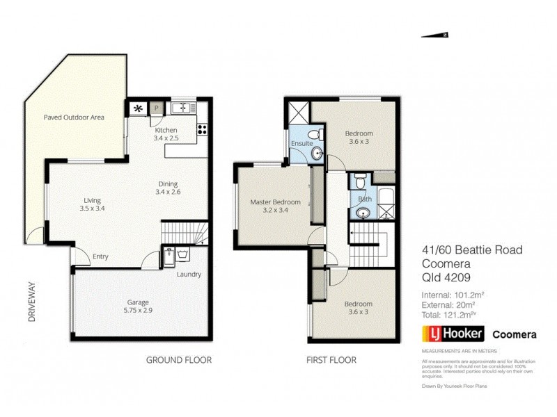 41/60 Beattie Road, Coomera QLD 4209 Floorplan