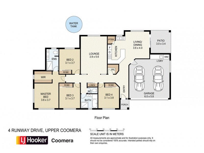 4 Runway Drive, Upper Coomera QLD 4209 Floorplan