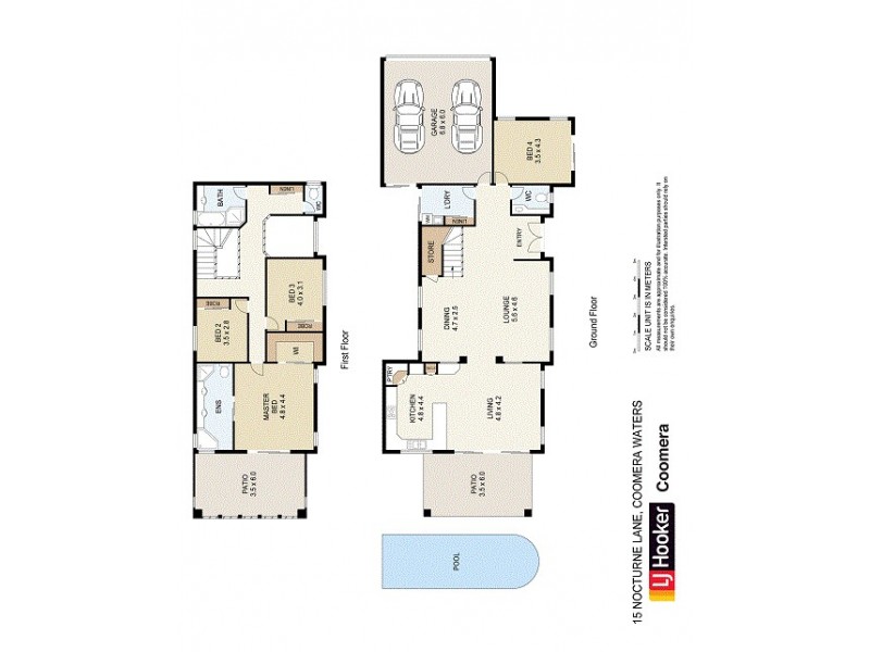15 Nocturne Lane, Coomera Waters QLD 4209 Floorplan