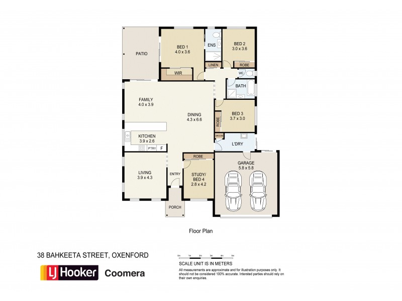 38 Bahkeeta Street, Oxenford QLD 4210 Floorplan