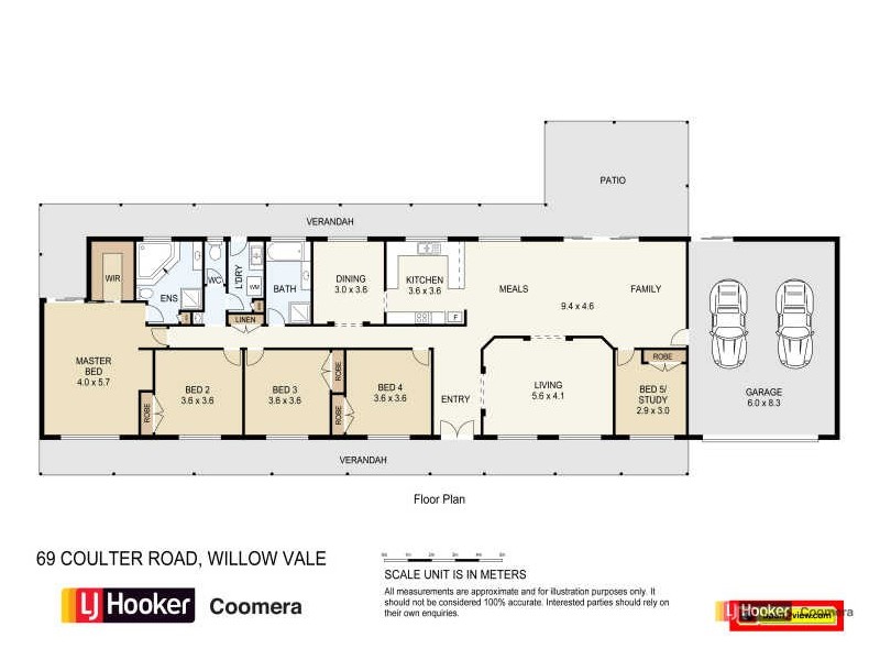 69 Coulter Road, Willow Vale QLD 4209 Floorplan