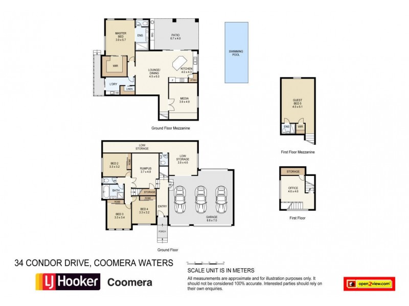 34 Condor Drive, Coomera Waters QLD 4209 Floorplan