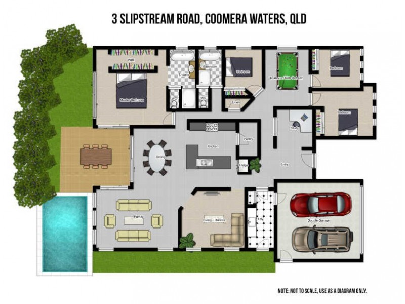 3 Slipstream Road, Coomera Waters QLD 4209 Floorplan