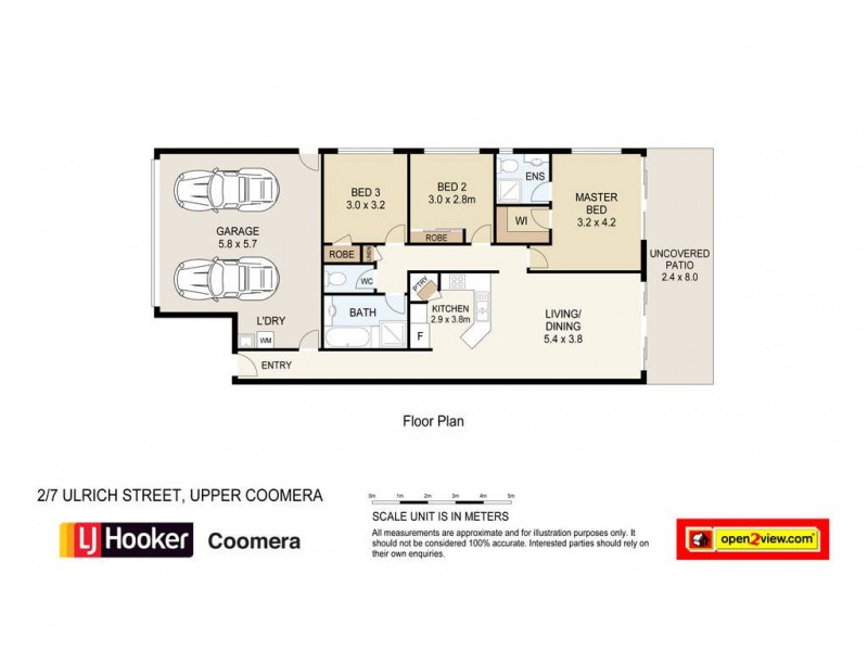 2/7 Ulrich Street, Upper Coomera QLD 4209 Floorplan