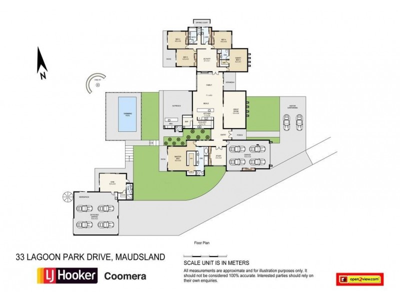 33 Lagoon Park Drive, Maudsland QLD 4210 Floorplan