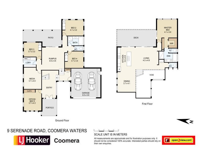 9 Serenade Drive, Coomera Waters QLD 4209 Floorplan