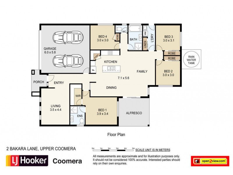 2 Bakara Lane, Upper Coomera QLD 4209 Floorplan