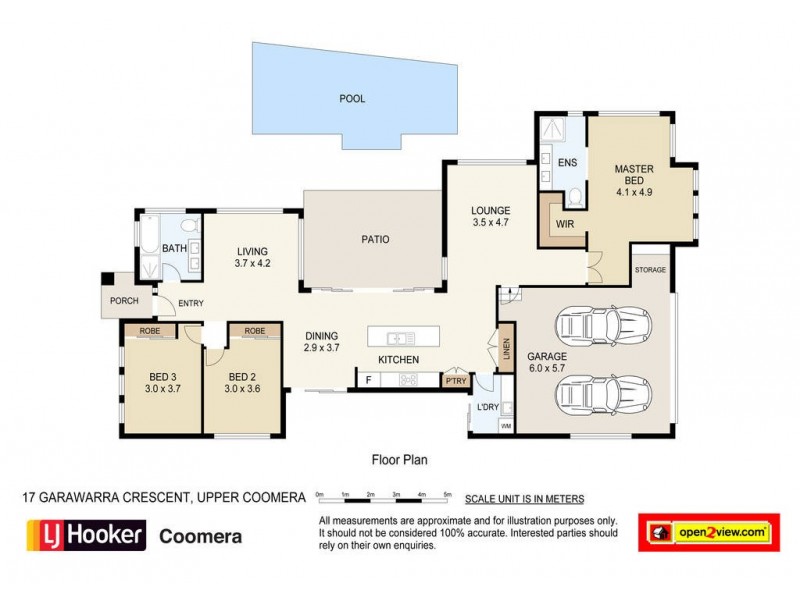 17 Garawarra Crescent, Upper Coomera QLD 4209 Floorplan