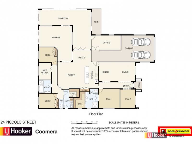 24 Piccolo Street, Coomera Waters QLD 4209 Floorplan