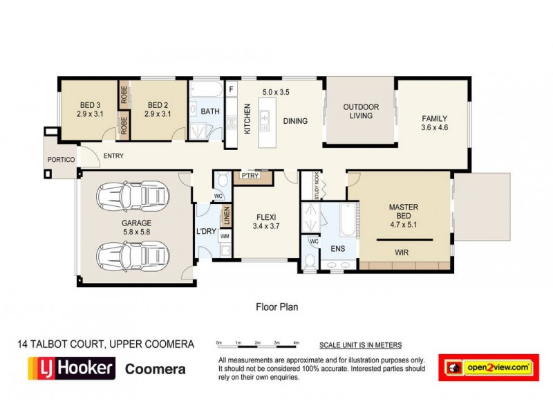 14 Talbot Court, Upper Coomera QLD 4209 Floorplan