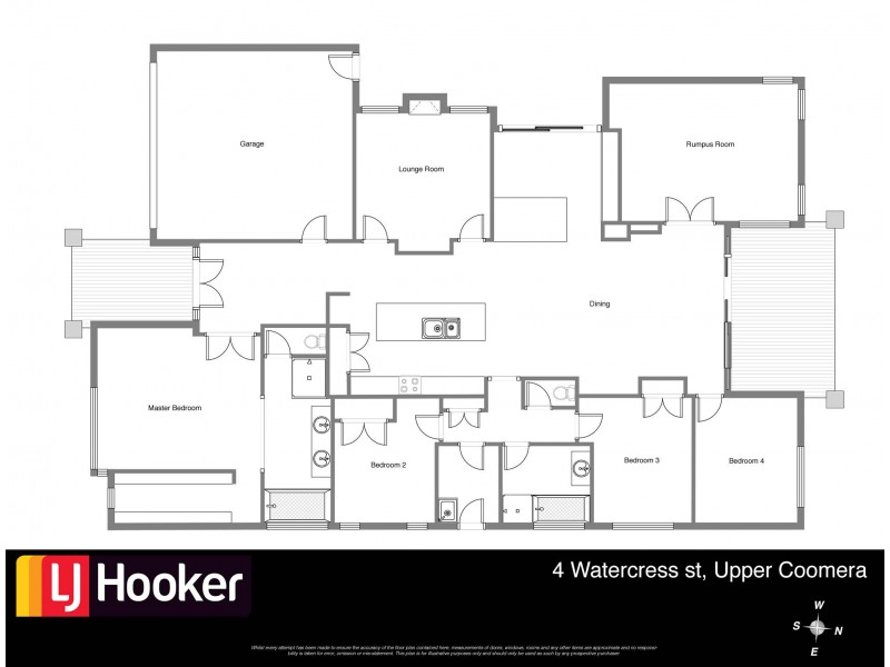 4 Watercress Street, Upper Coomera QLD 4209 Floorplan