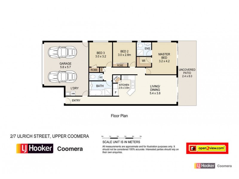 2/7 Ulrich Street, Upper Coomera QLD 4209 Floorplan