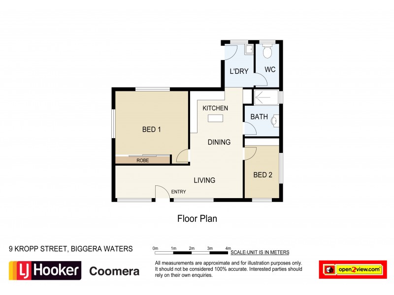 9 Kropp Street, Biggera Waters QLD 4216 Floorplan