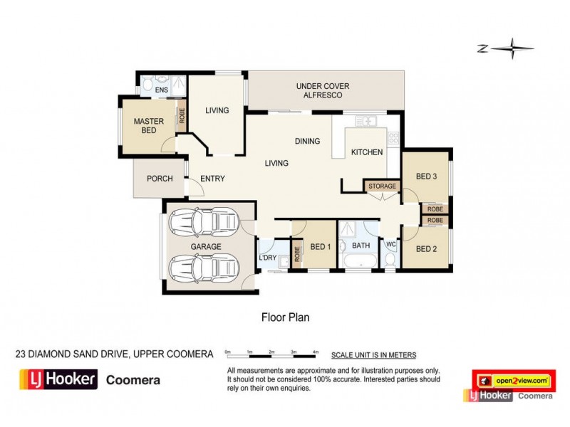 23 Diamond Sand Drive, Upper Coomera QLD 4209 Floorplan
