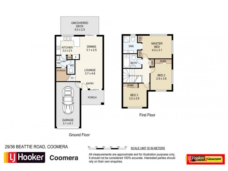 29/36 Beattie Road, Coomera QLD 4209 Floorplan