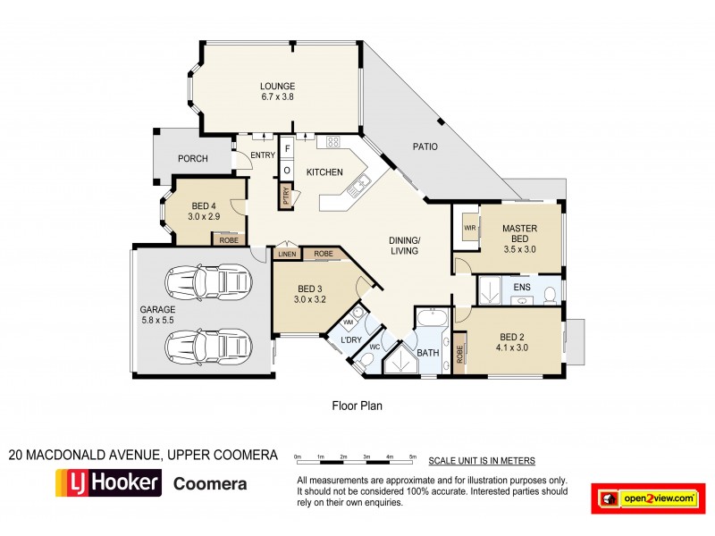 20 MacDonald Avenue, Upper Coomera QLD 4209 Floorplan